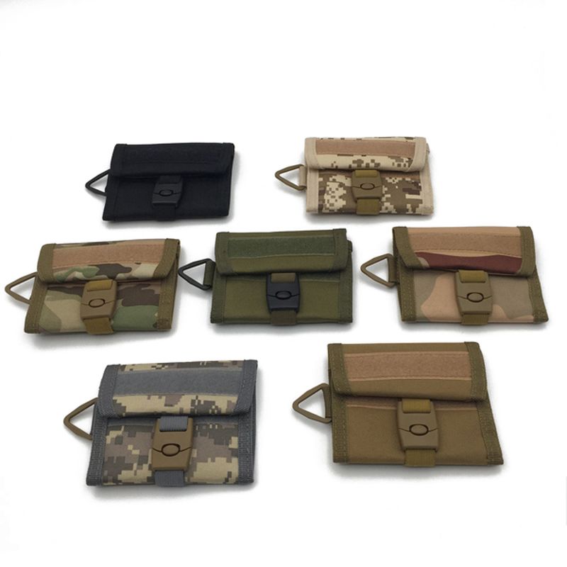 Mannen Tactische Heuptas Outdoor Pouch Militaire Molle Portemonnee Kaarthouder Met Haak