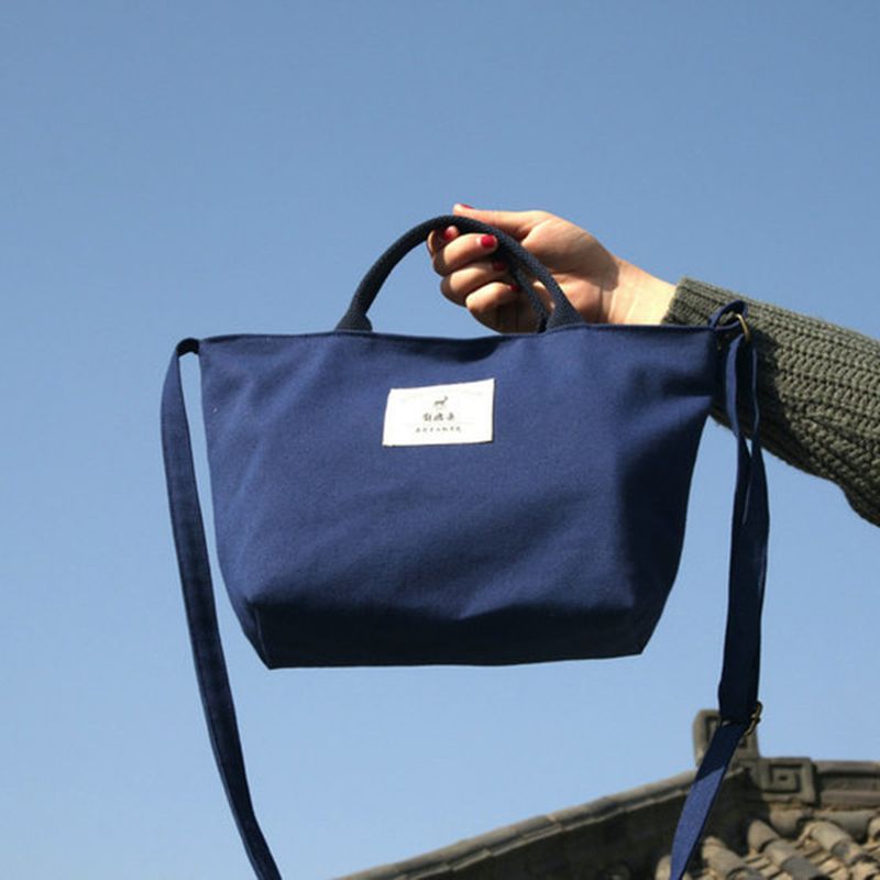 Dames Canvas Effen Casual Dames Boodschappentas Handtas Dagelijkse Tas