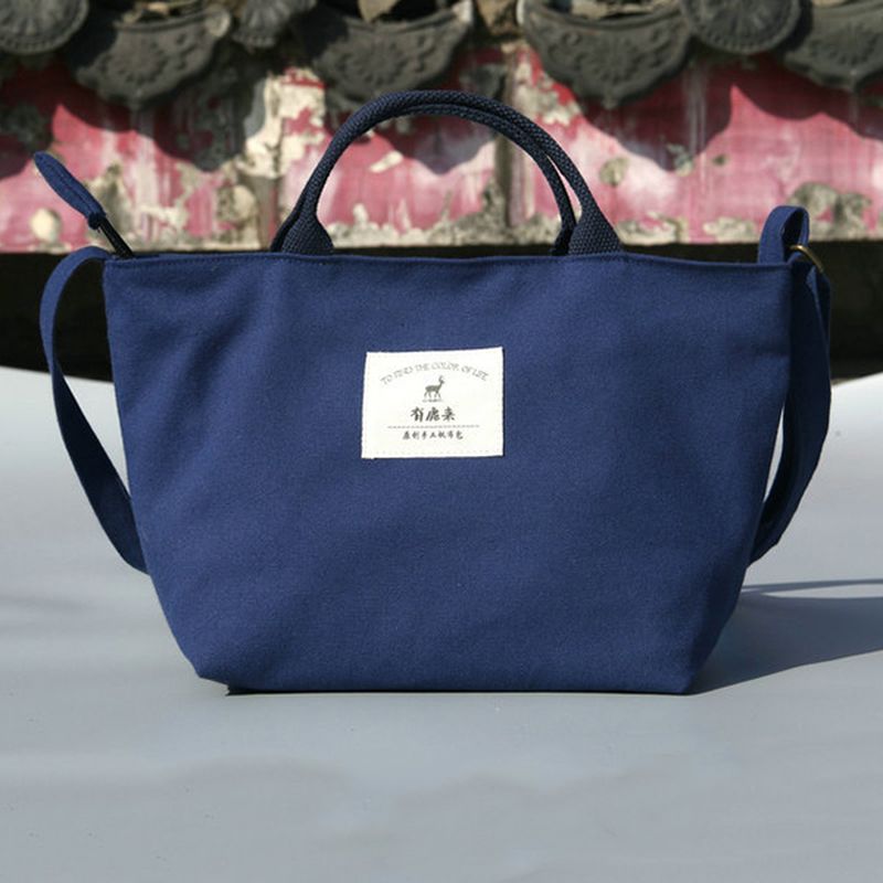 Dames Canvas Effen Casual Dames Boodschappentas Handtas Dagelijkse Tas