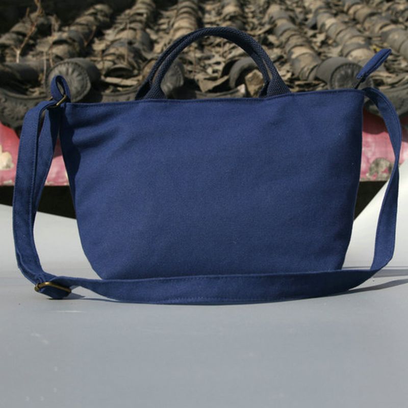 Dames Canvas Effen Casual Dames Boodschappentas Handtas Dagelijkse Tas