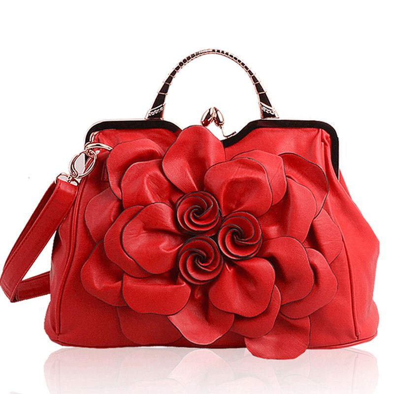 Dames Elegante Handtas Bloemen Mode Make-up Tas