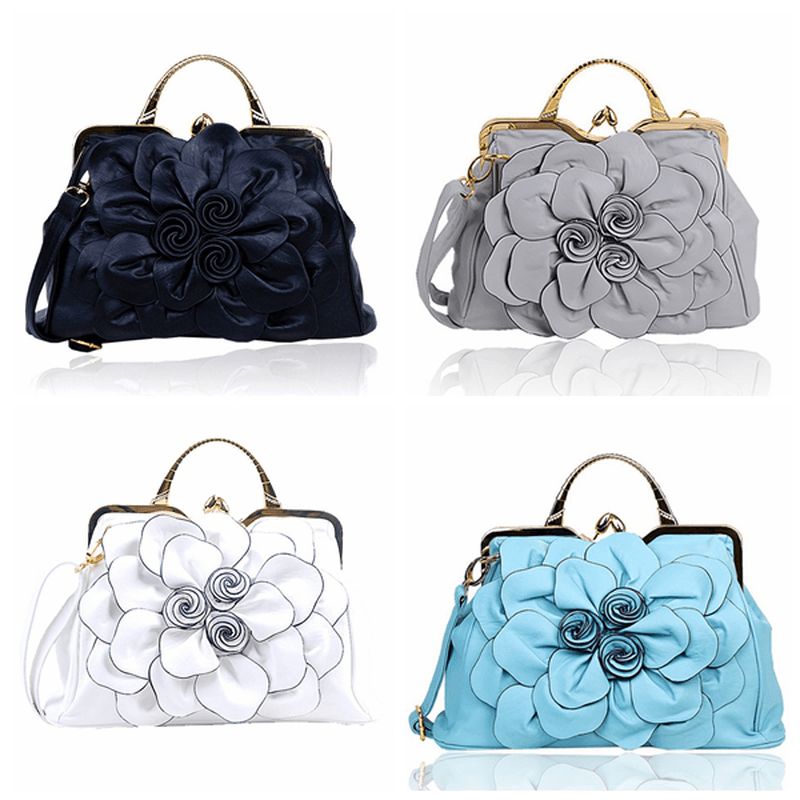 Dames Elegante Handtas Bloemen Mode Make-up Tas