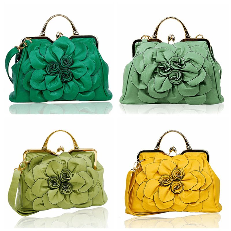 Dames Elegante Handtas Bloemen Mode Make-up Tas