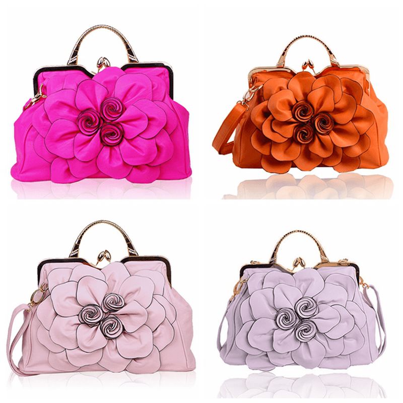 Dames Elegante Handtas Bloemen Mode Make-up Tas