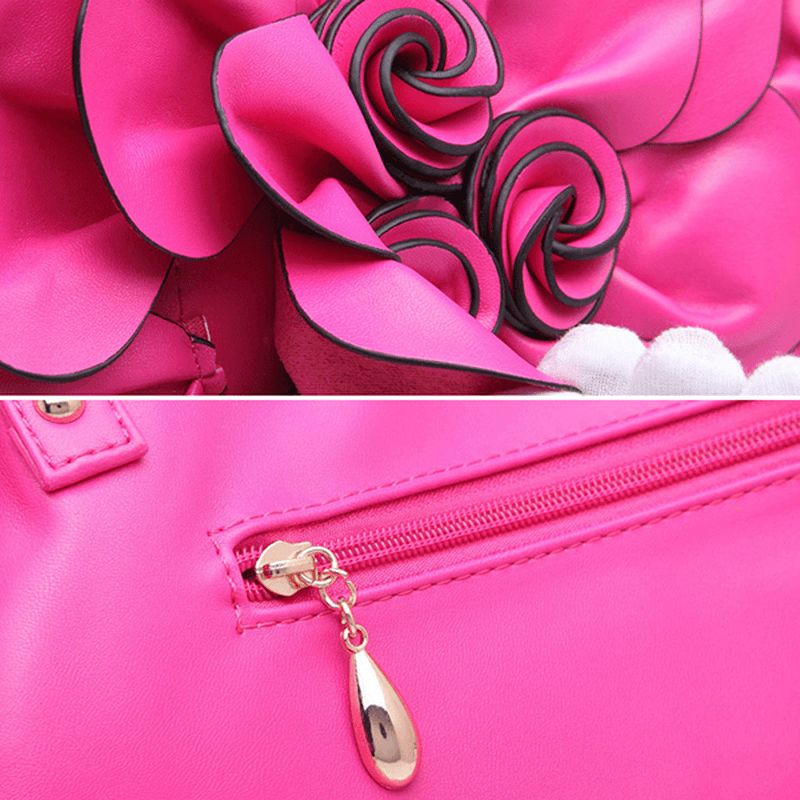 Dames Elegante Handtas Bloemen Mode Make-up Tas