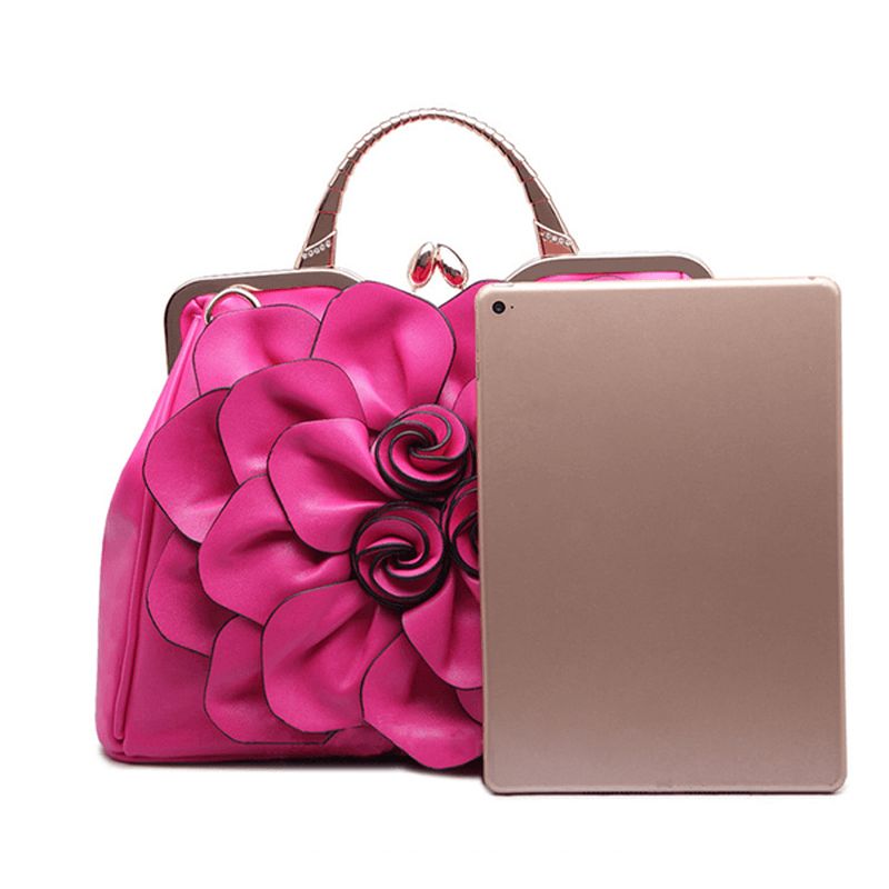 Dames Elegante Handtas Bloemen Mode Make-up Tas