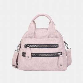 Dames Multi-pocket Handtassen Waterdichte Crossbody Leren Tas