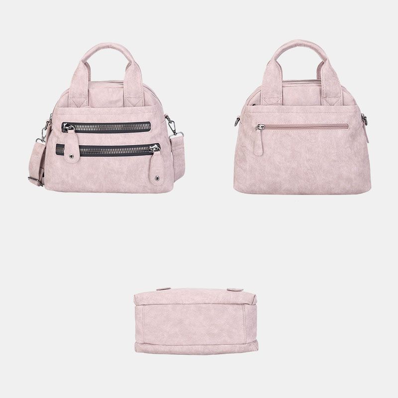 Dames Multi-pocket Handtassen Waterdichte Crossbody Leren Tas