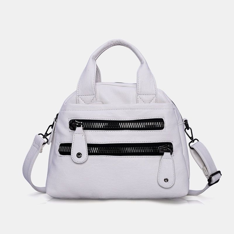 Dames Multi-pocket Handtassen Waterdichte Crossbody Leren Tas