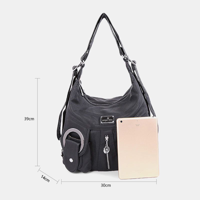 Vrouwen Multi-carry Waterdichte Anti-diefstal Grote Capaciteit Crossbody Tas Schoudertas Handtas Rugzak