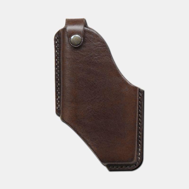 Mannen Lederen Heuptasje 4.7 Inch ~ 6.5 Inch Telefoon Tas Heuptas Gemakkelijk Te Dragen Edc Tas Voor Buiten