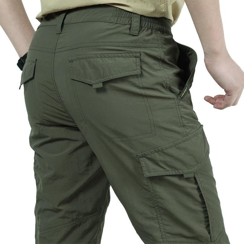 Ademend Lichtgewicht Waterdicht Sneldrogend Casual Broek Mannen Zomer Militaire Stijl Broek Mannen Tactische Cargo Broek Mannelijk