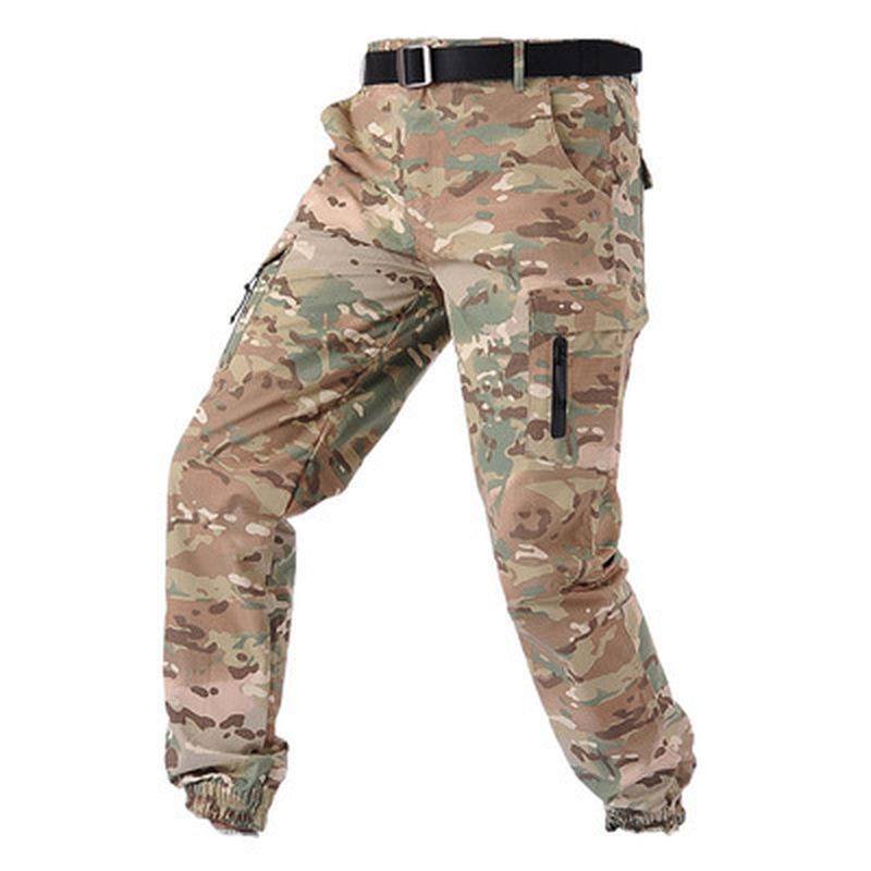 Camouflage Tactische Broek Lattice Fanshui 65 35 Geruite Tactische Broek Trekkoord Voeten