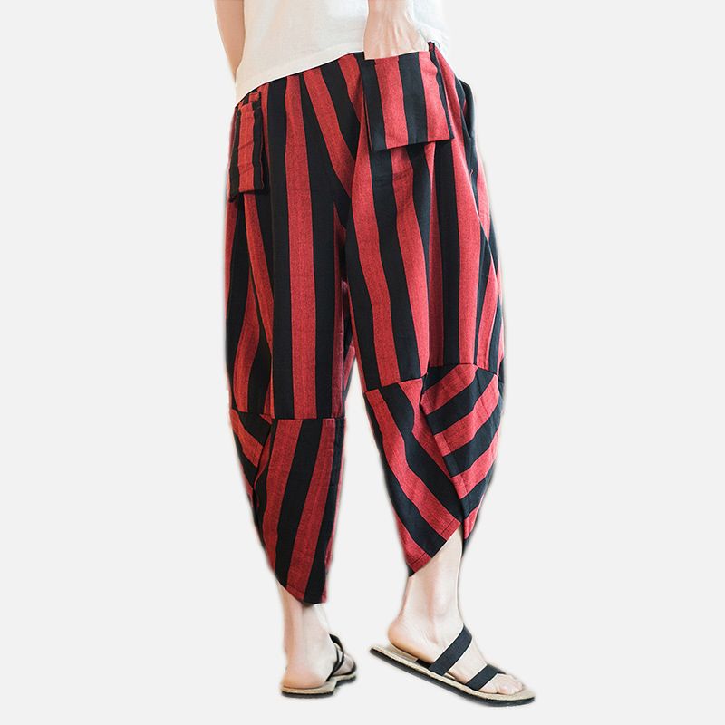 Casual Broek In Etnische Stijl Voor Heren