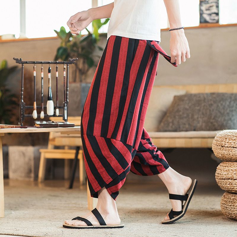 Casual Broek In Etnische Stijl Voor Heren