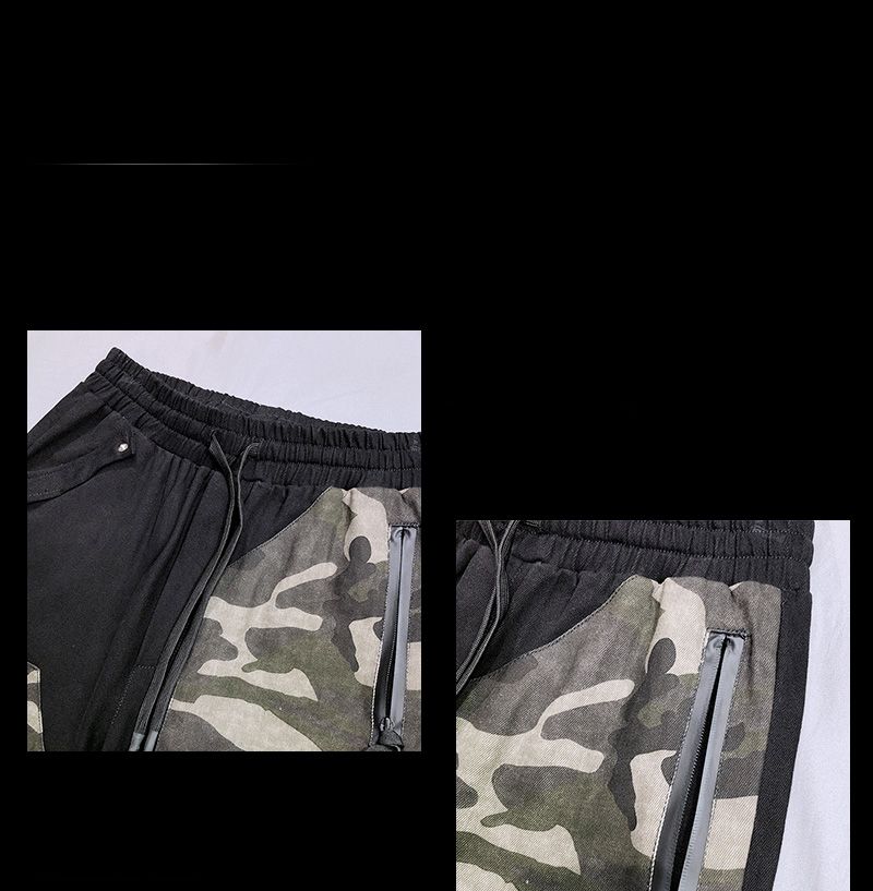 Functionele Casual Overall Camouflage Stiksels Persoonlijkheid Slim