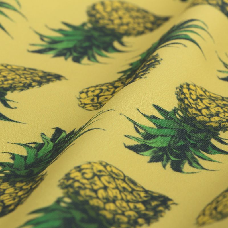 Heren Ananas Gedrukte Hawaiiaanse Stijl Katoenen Casual Broek