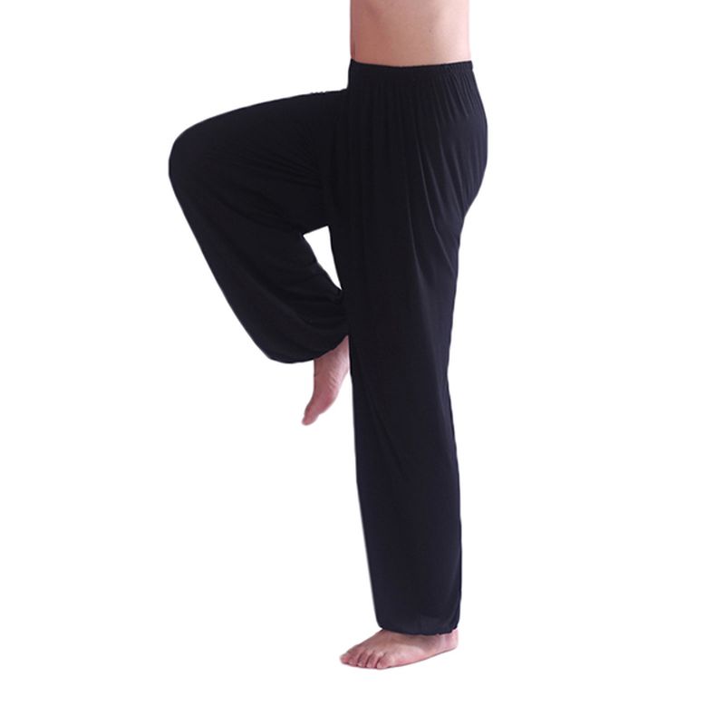 Heren Casual Sport Gym Oefening Yoga Broek Losse Elastische Taille Casual Bloomers 9 Kleuren