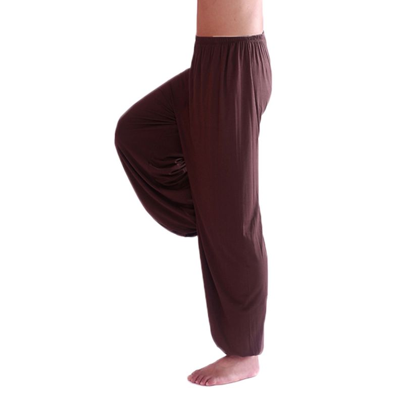 Heren Casual Sport Gym Oefening Yoga Broek Losse Elastische Taille Casual Bloomers 9 Kleuren