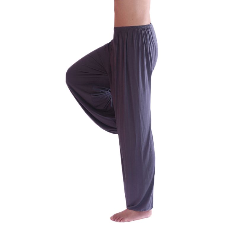 Heren Casual Sport Gym Oefening Yoga Broek Losse Elastische Taille Casual Bloomers 9 Kleuren