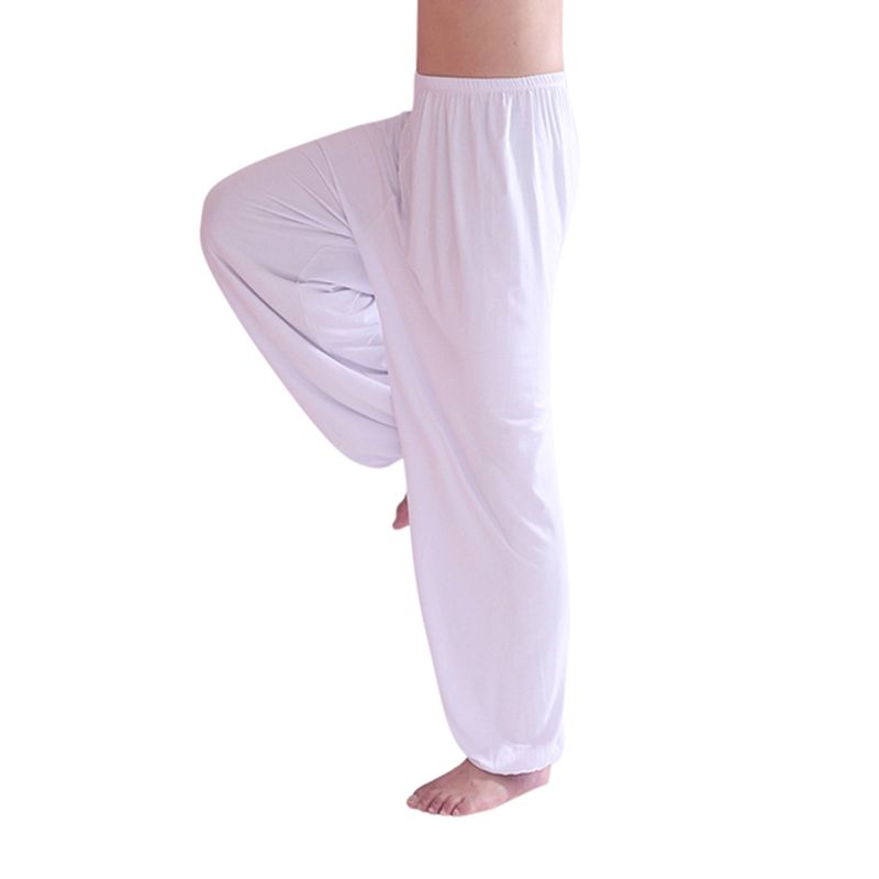 Heren Casual Sport Gym Oefening Yoga Broek Losse Elastische Taille Casual Bloomers 9 Kleuren