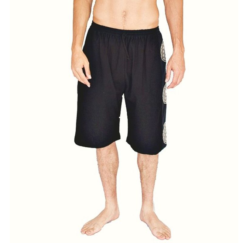 Heren Retro Bedrukte Strandvakantie Casual Shorts Ademende Sneldrogende Halve Broek