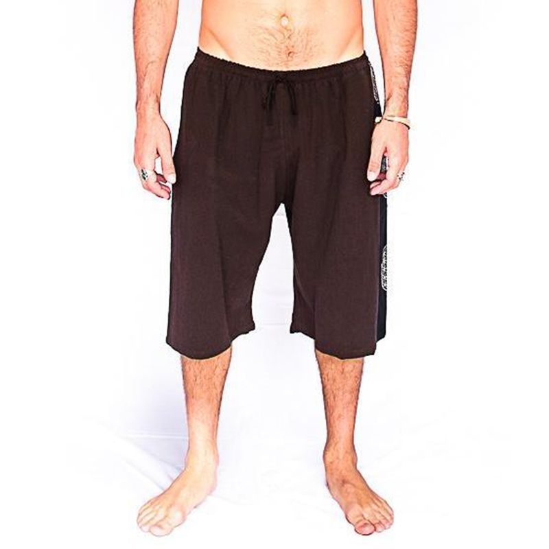 Heren Retro Bedrukte Strandvakantie Casual Shorts Ademende Sneldrogende Halve Broek