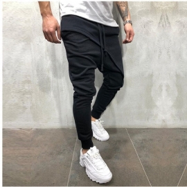 Joggingbroek Hiphop-joggingbroek Slanke Casual Sportbroek Met Trekkoord Heren