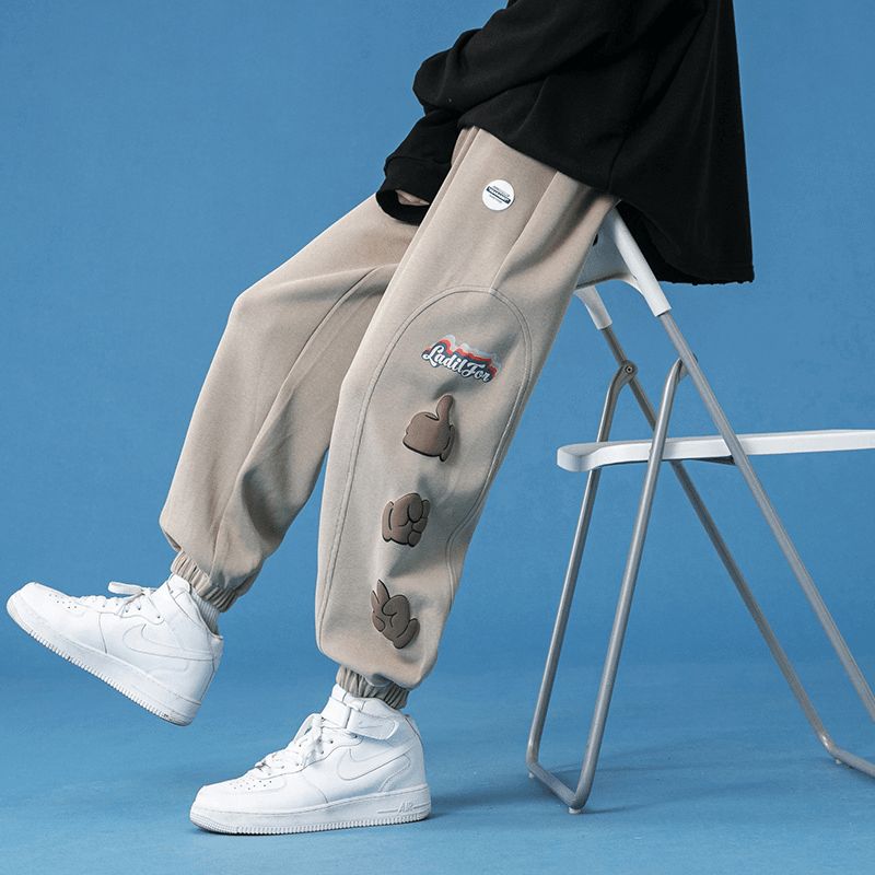 Nieuwe Trend Losse Enkellange Casual All-match Broek Voor Heren