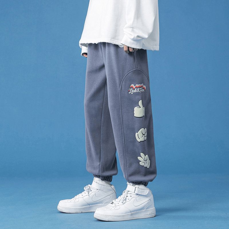 Nieuwe Trend Losse Enkellange Casual All-match Broek Voor Heren