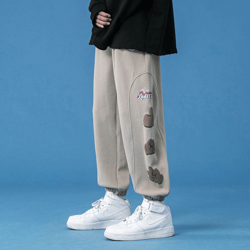 Nieuwe Trend Losse Enkellange Casual All-match Broek Voor Heren