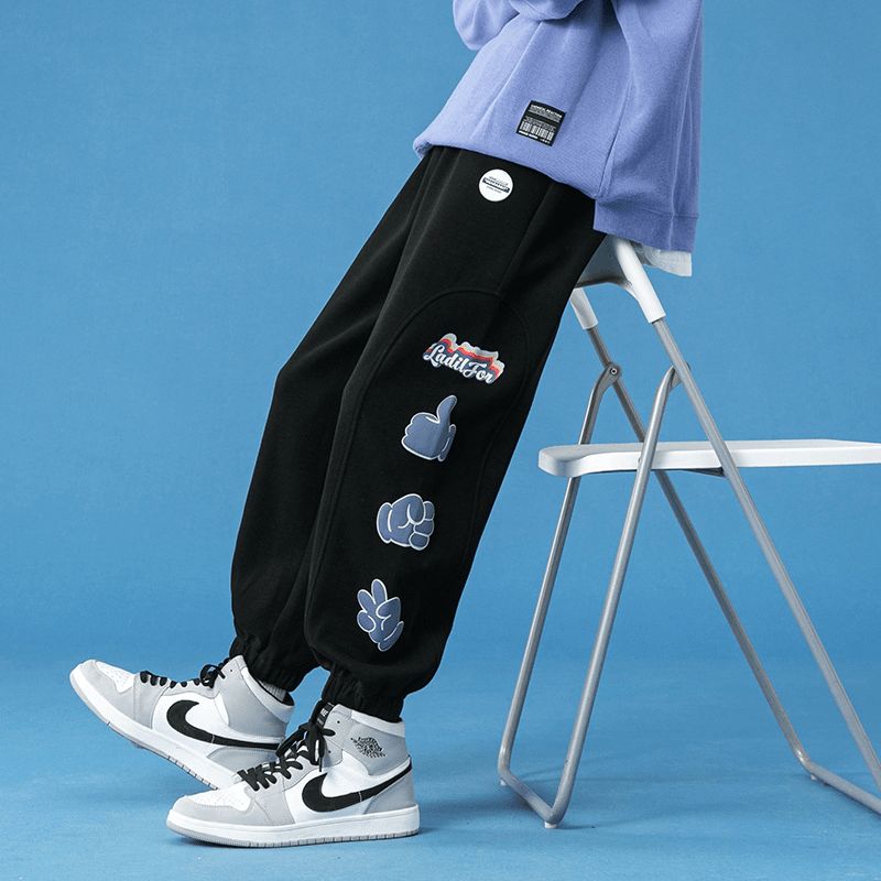 Nieuwe Trend Losse Enkellange Casual All-match Broek Voor Heren