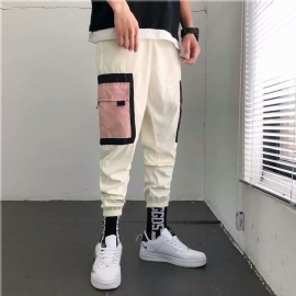 Seizoen Nieuwe Stijl Sluiting Voeten Overalls Mannen Nationale Tij Wilde Grote Zak Mannen Broek Japanse Losse Casual Broek