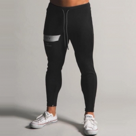 Slim-fit Voeten Joggingbroek Lange Casual Fitnessbroek