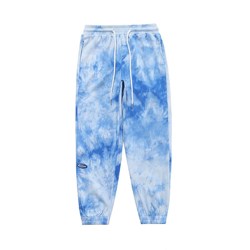 Tie-dye Inkt Loszittende Nationale Trend Casual Broek