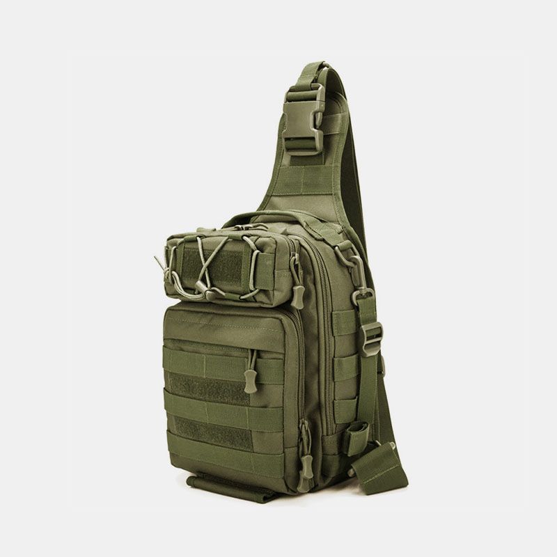 Heren Nylon Camouflage Grote Capaciteit Multi-carry Tactical Travel Outdoor Borsttas Schoudertas