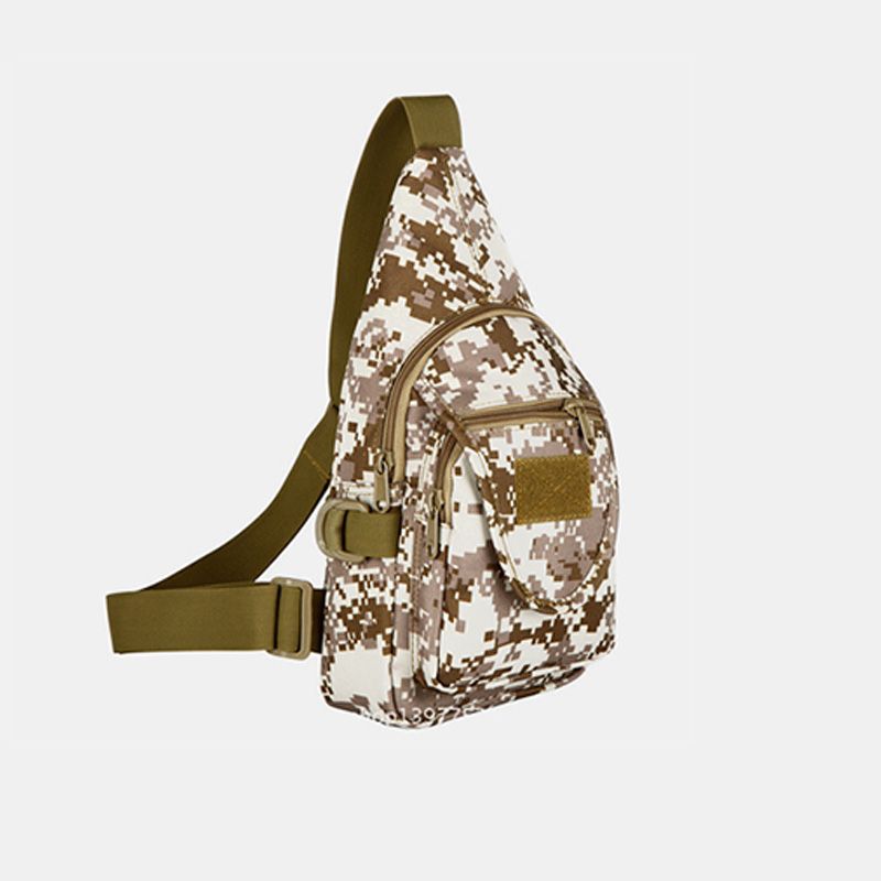 Heren Oxford Waterdichte Multi-pocket Tactical Sling Crossbody Bag Borsttas Sling Bag
