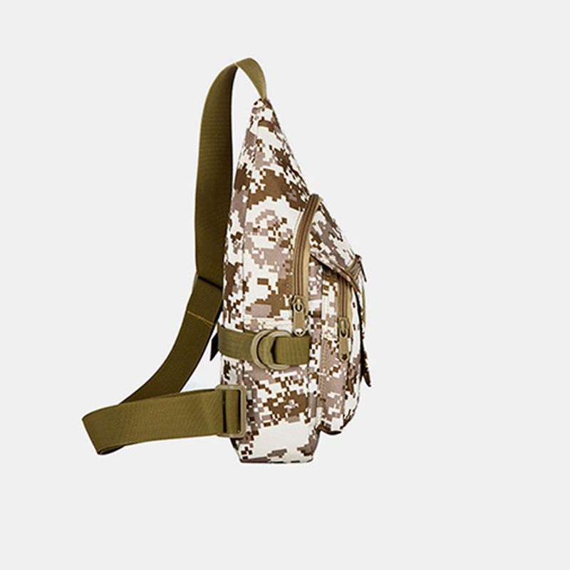 Heren Oxford Waterdichte Multi-pocket Tactical Sling Crossbody Bag Borsttas Sling Bag