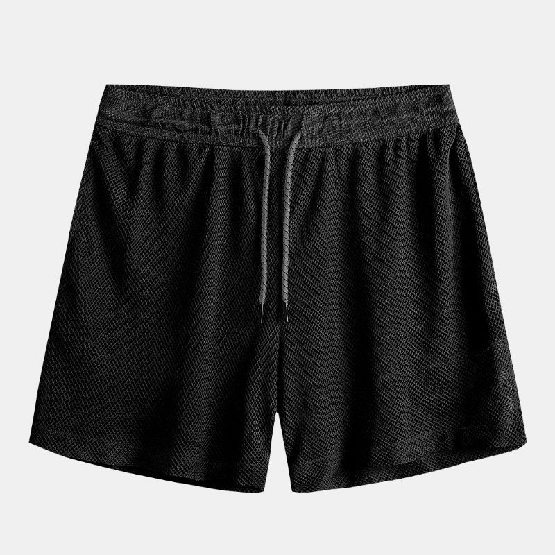 Effen Mesh Doorschijnende Boardshort