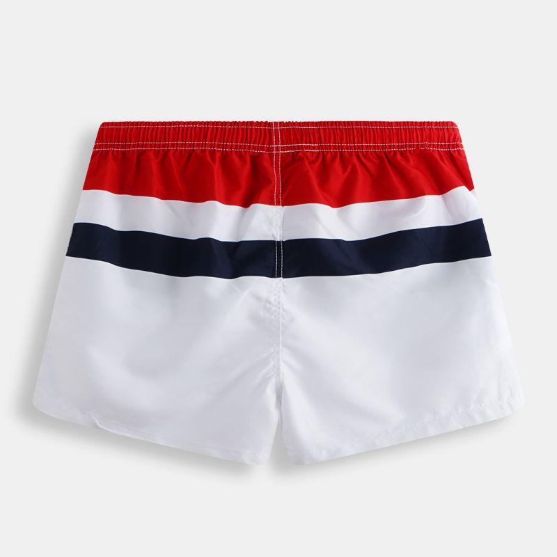 Gebreide Boardshorts Met Kleurvlakken