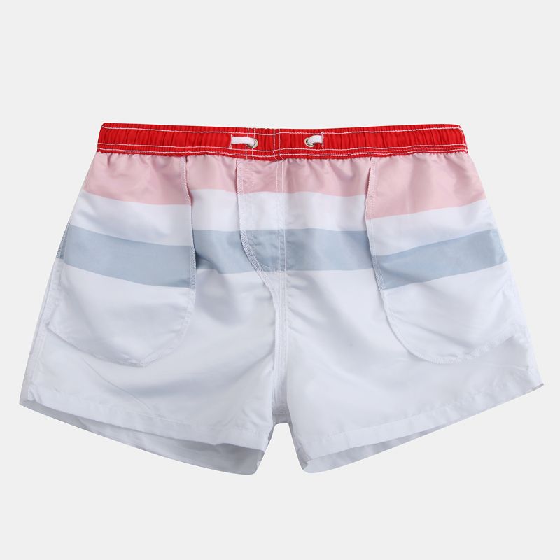 Gebreide Boardshorts Met Kleurvlakken