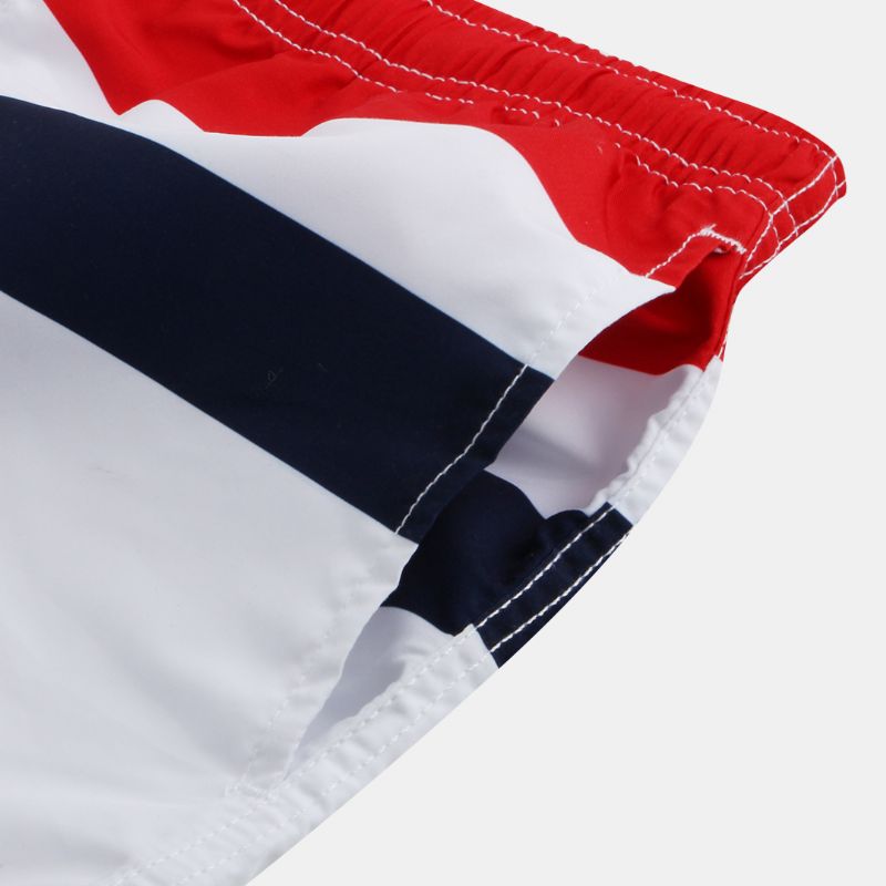 Gebreide Boardshorts Met Kleurvlakken