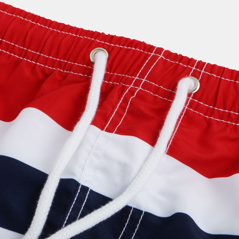 Gebreide Boardshorts Met Kleurvlakken