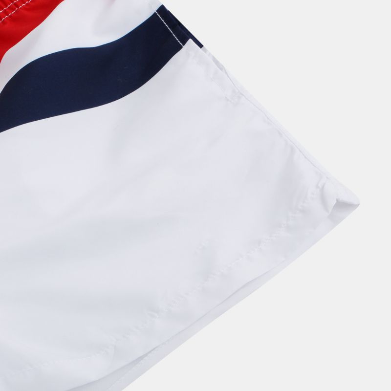 Gebreide Boardshorts Met Kleurvlakken