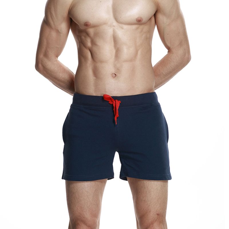 Heren Casual Sneldrogende Strandbroek Katoen Sport Outdoor Losse Shorts