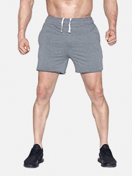 Heren Sport Ademende Losse Elastische Taille Runnin Shorts