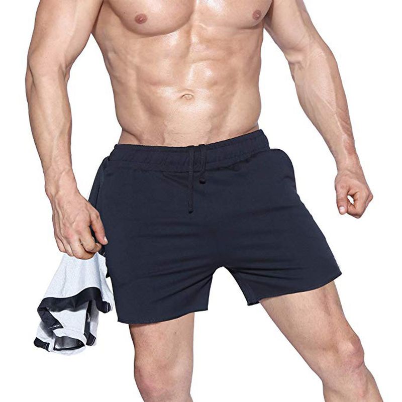 Heren Sport Ademende Losse Elastische Taille Runnin Shorts