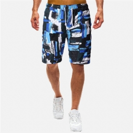 Heren Zomer Strand Vakantie Losse Bedrukte Boardshorts