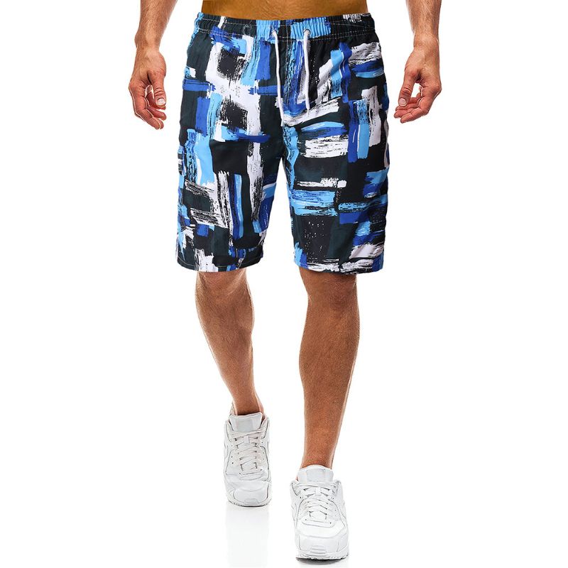 Heren Zomer Strand Vakantie Losse Bedrukte Boardshorts