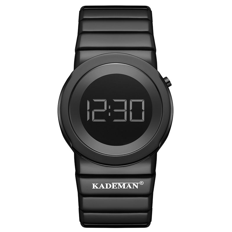 Casual Dames Kijken 3atm Waterdichte Roestvrijstalen Band Led Digitaal Horloge